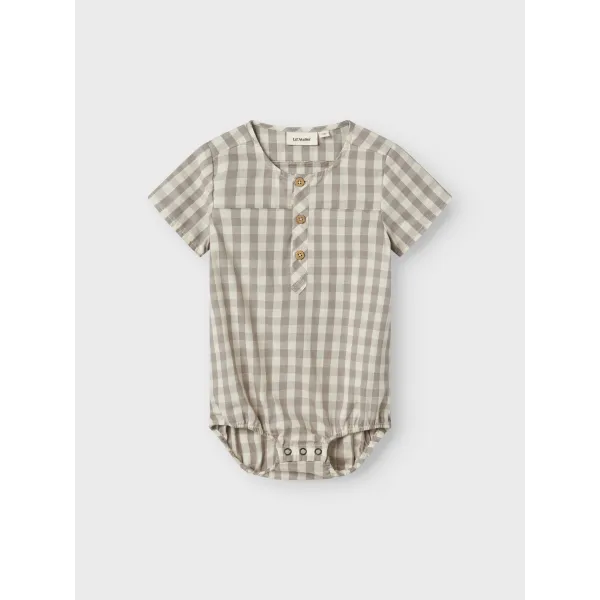 Lil' Atelier | Camicia body a maniche corte da neonato | 13240834