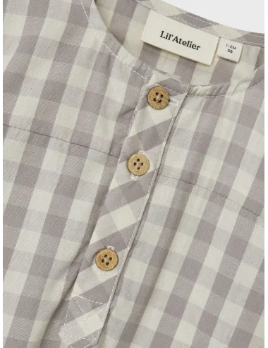 Lil' Atelier | Camicia body a maniche corte da neonato | 13240834