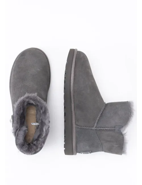 Ugg Australia |W - MINI BAILEY BUTTON BLING GREY| UGSBLBMBLGY1016554W
