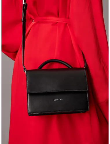 Calvin Klein | BORSA A TRACOLLA CK LINN TOP HANDLE | K60K613162-BEH
