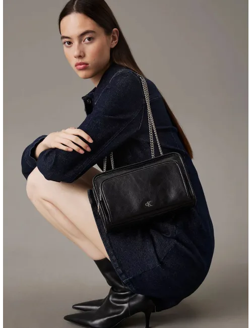 Calvin Klein | UTILITY DBL ZIP CAMERA BAG25 | K60K613046-BEH