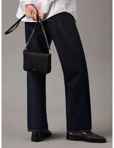 Calvin Klein | BORSA MINI LINE QUILT CROSSBODY | K60K613079-BEH