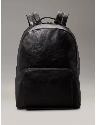 Calvin Klein | ZAINO TUMBLED ZIP TOP BACKPACK43 | K50K512989-BEH